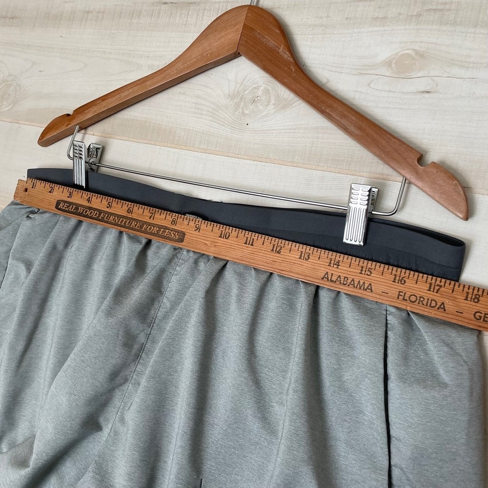 Nike Running 2-In-1 Double Shorts Gray Size Xxl - image 8